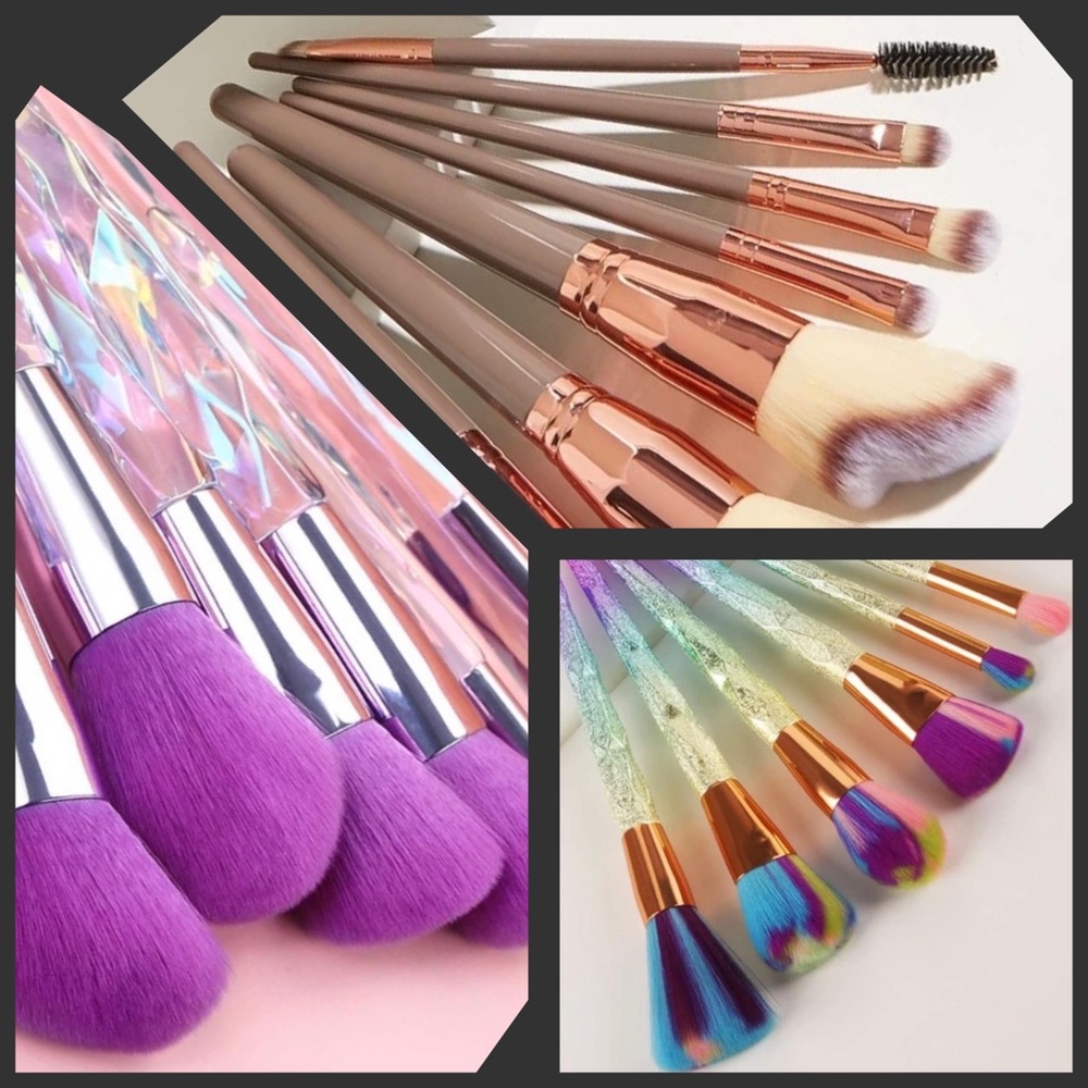 Soft Duo Fiber Makeup Brushe Sets